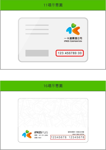 一卡通11碼或16碼卡號