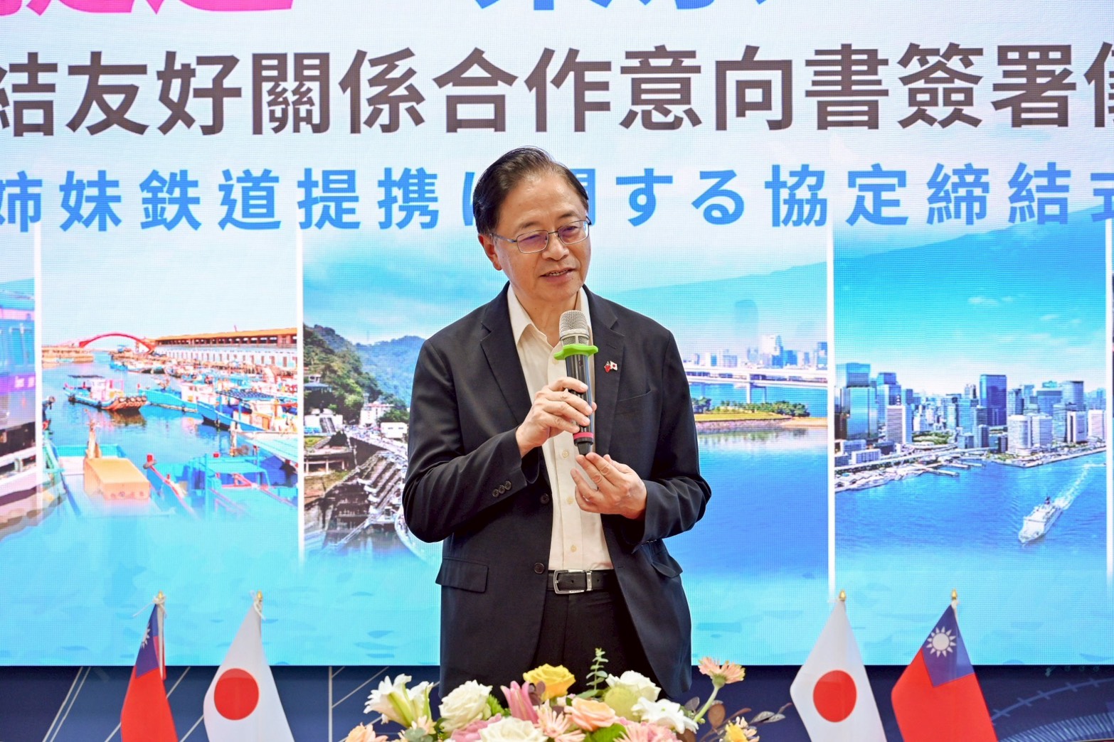 圖說： 張善政市長致詞