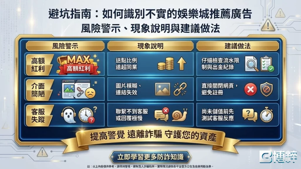 娛樂城黑名單