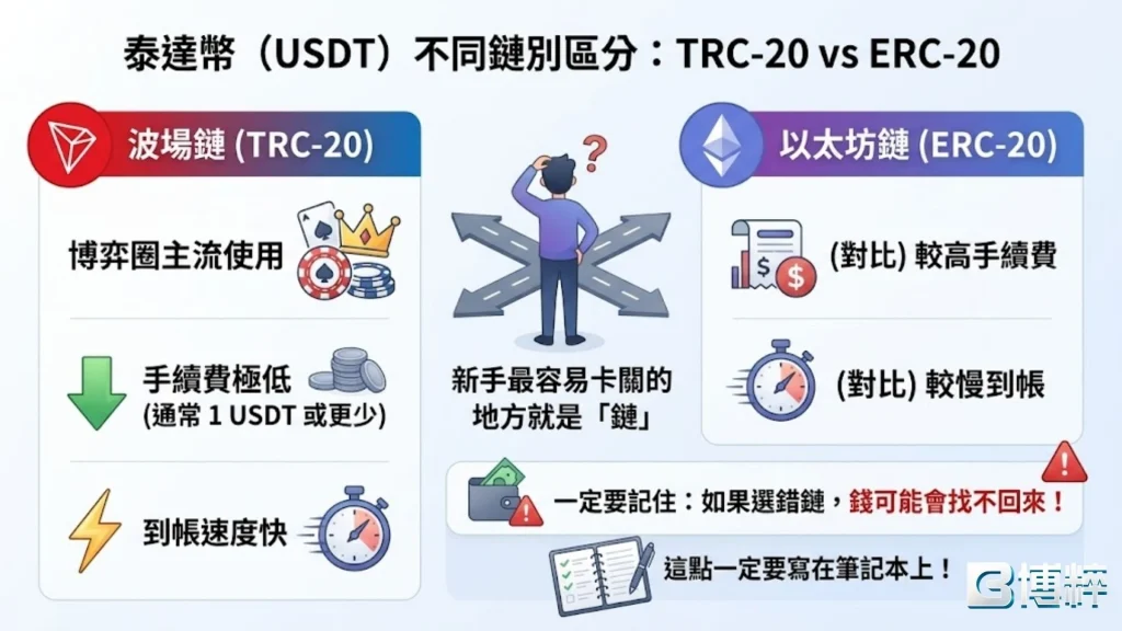 USDT是什麼?不同鏈別的區分(TRC-20vsERC-20)